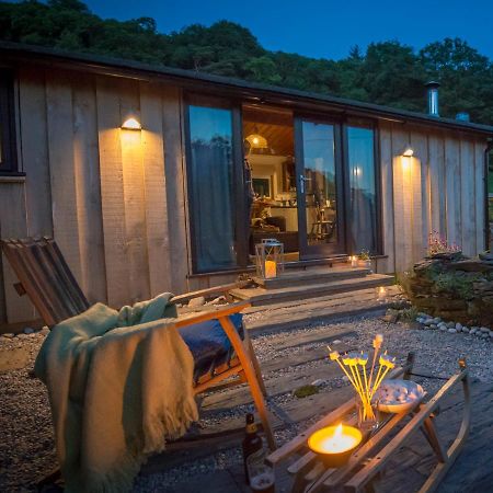 Little Kestrel Cabin Pennal Exterior foto