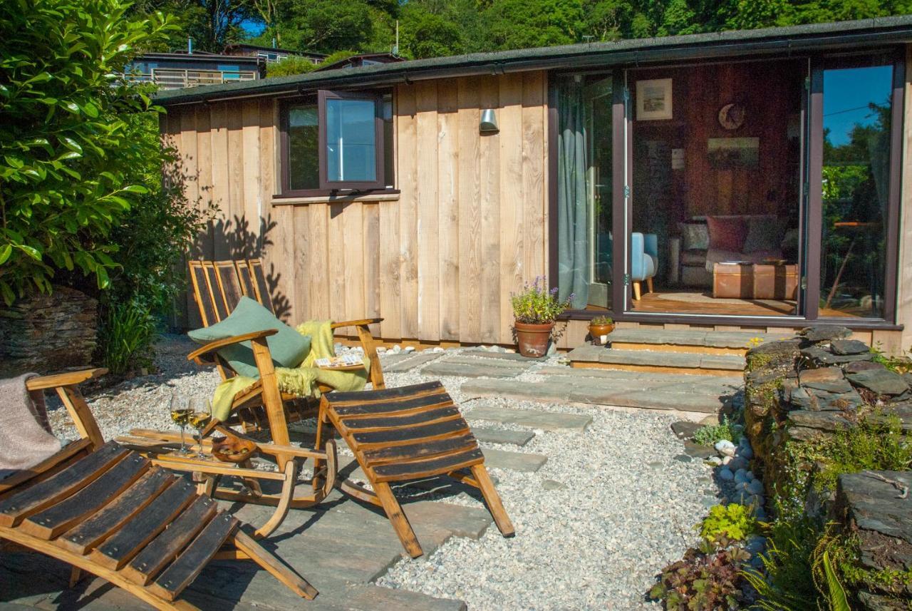 Little Kestrel Cabin Pennal Exterior foto